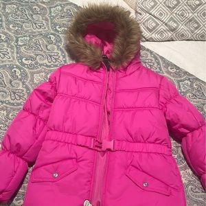 New with tags hot pink kids size 10/12 Rothschild pink puffer